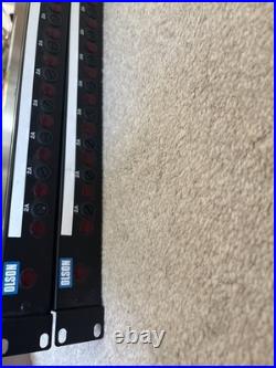 10 Way 19? 1U Horizontal Rack Mount Individually Fused/Neon Facing IEC 60320 C13