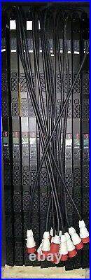 10 x APC AP8881 Rack Power Distribution Units PDU 3 Phase Metered 42 Outlets
