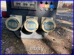 125A 3 Phase Power Distribution Unit Variable RCD 6 x 63A Outputs Event /