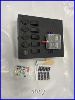 12V Control Box Power Distribution Switch Panel Circuit Pre-Wired Camper Van 4x4