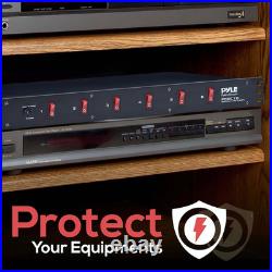 15 Amp Rack Mount Power Distribution Unit 9-Outlet Heavy-Duty Extension Lead w 15 Amp Rack Mount Power Distribution Unit 9-Outlet Heavy-Duty Extension Lead w