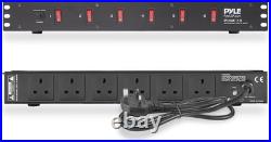 15 Amp Rack Mount Power Distribution Unit 9-Outlet Heavy-Duty Extension Lead w 15 Amp Rack Mount Power Distribution Unit 9-Outlet Heavy-Duty Extension Lead w