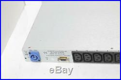 16A sequential mains power 12 way IEC distro distribution MDU powercon lead #4