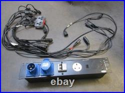 19 rack 2U Kelsey 16a PDU 20 way IEC power distro with breakers & cables
