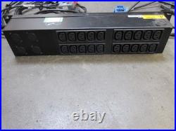 19 rack 2U Kelsey 16a PDU 20 way IEC power distro with breakers & cables