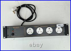 19 rack EMO E630 power distribution panel / PDU / distro / 4 x UK 13A sockets