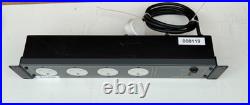 19 rack EMO E630 power distribution panel / PDU / distro / 4 x UK 13A sockets 19 rack EMO E630 power distribution panel / PDU / distro / 4 x UK 13A sockets