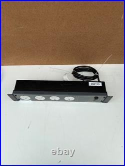 19 rack EMO E630 power distribution panel / PDU / distro / 4 x UK 13A sockets