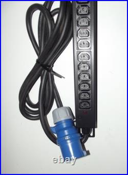 24 way IEC C13 PDU 32 AMP VERTICAL MOUNT FOR 19 Server Cabinets
