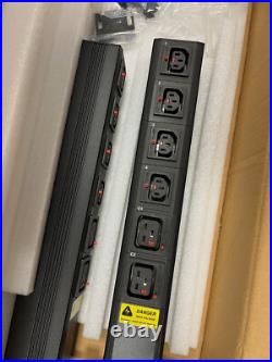 2 Pack Austin Hughes Vertical Basic Pdu Infrapower Rack Power 4x C13, 2x C19 16a