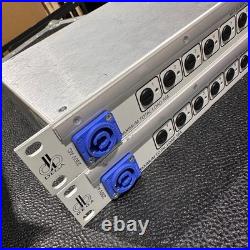 2x Ex-BBC Radio Studio DEGA MDU/PDU 1U 12x IEC Mains Power Distribution Units 2x Ex-BBC Radio Studio DEGA MDU/PDU 1U 12x IEC Mains Power Distribution Units