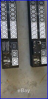 2x HP Power Monitoring SMART PDU S124 395326-001 397807-D71