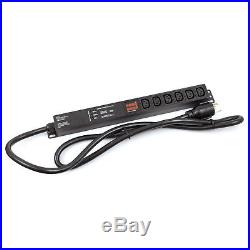 30A 220V PDU for Servers & Bitcoin Mining Rigs Metered with Surge Protection