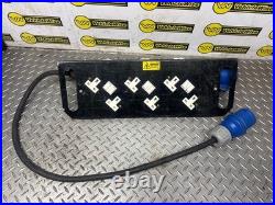 32A 230V Generator Distribution Box 110V Site Board 6x UK Sockets PCE USED