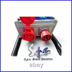 32A 3-Phase Power Distribution Box, event Distro 1 X 32A 5 Pin, 6 X 16A 3 pin