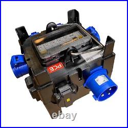 32A 3 Pin Plug to 4 x 16A + 2 x 13A Sockets With MCBs and RCD PCE POWER CUBE 32A 3 Pin Plug to 4 x 16A + 2 x 13A Sockets With MCBs and RCD PCE POWER CUBE