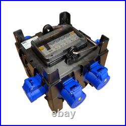 32A 3 Pin Plug to 4 x 16A + 2 x 13A Sockets With MCBs and RCD PCE POWER CUBE 32A 3 Pin Plug to 4 x 16A + 2 x 13A Sockets With MCBs and RCD PCE POWER CUBE