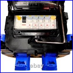 32A 3 Pin Plug to 4 x 16A + 2 x 13A Sockets With MCBs and RCD PCE POWER CUBE 32A 3 Pin Plug to 4 x 16A + 2 x 13A Sockets With MCBs and RCD PCE POWER CUBE