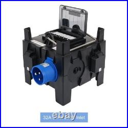 32A 3 Pin Plug to 6 x 13A Sockets With RCBOs 230V PCE Power Distribution