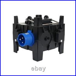 32A 3 Pin Plug to 6 x 13A Sockets With RCBOs 230V PCE Power Distribution