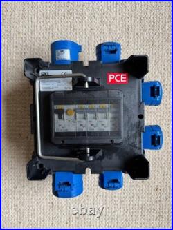 32Amp 3Pin Plug/Socket to 4 x 16Amp Sockets 230V PCE Distribution Cube 9030182