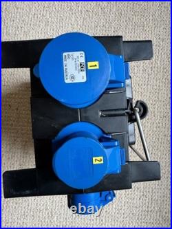 32Amp 3Pin Plug/Socket to 4 x 16Amp Sockets 230V PCE Distribution Cube 9030182