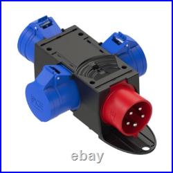 32Amp 5Pin Plug to 3 x 32Amp 3Pin 230V Sockets PCE ST Anton Power Distribution 32Amp 5Pin Plug to 3 x 32Amp 3Pin 230V Sockets PCE ST Anton Power Distribution