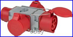 32Amp 5Pin Plug to 3 x 32Amp 5Pin 415V Sockets Power Distribution Splitter
