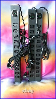 3X 12 way MAYFLEX 540-740 Power Distribution Unit Horizontal or Vertical