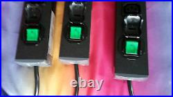 3X 12 way MAYFLEX 540-740 Power Distribution Unit Horizontal or Vertical