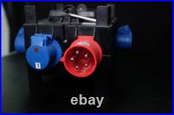 400V 3-Phase Power Distribution Box 6x 16A 230V Outlets 5 Pin IP44