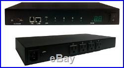4-Port Remote PDU Power Switch Web-Based Control Or Land Line Control