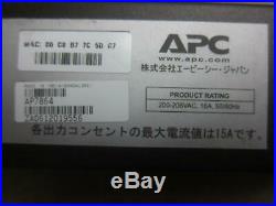 5x APC AP7864 Metered Rack PDU Rackmount Power Strip 42 Outlets