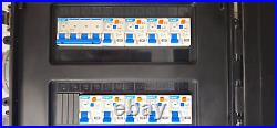 63Amp 415V Power Distribution Distro Box 9 Various Outputs IP65 RCBO Protected 63Amp 415V Power Distribution Distro Box 9 Various Outputs IP65 RCBO Protected