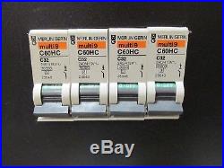 63 amp cee form single phase power distro / distribution unit to 4 x 32 amp