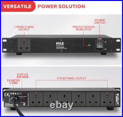 9-Outlet PDU Power Strip Surge Protector 1U Rack Mount, 150 Joules, 15A Heavy