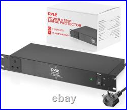 9-Outlet PDU Power Strip Surge Protector 1U Rack Mount, 150 Joules, 15A Heavy