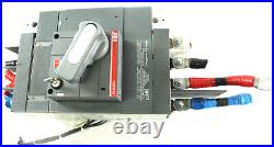 ABB S5H-D 4 Pole 400A Molded Case Switch with Rotary Handle Op Mech SACES5 & Lock