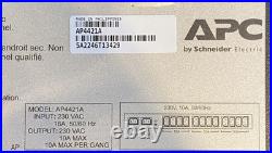 APC AP4421A ATS Automatic Transfer Switch 2x C13/14 input 12M RTB APC AP4421A ATS Automatic Transfer Switch 2x C13/14 input 12M RTB