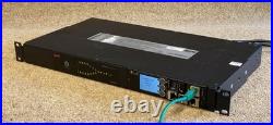 APC AP4421A ATS Automatic Transfer Switch 2x C13/14 input 12M RTB APC AP4421A ATS Automatic Transfer Switch 2x C13/14 input 12M RTB