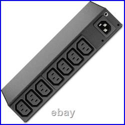 APC AP6015A AP6015A power distribution unit (PDU) 8 AC outlet(s) 0U/1U Black