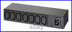APC AP6015A power distribution unit (PDU) 8 AC outlet(s) 0U/1U Black