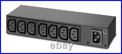 APC AP6015A power distribution unit (PDU) 8 AC outlet(s) 0U/1U Black