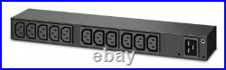 APC AP6020A power distribution unit (PDU) 13 AC outlet(s) 0U/1U Black