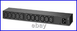 APC AP6020A power distribution unit (PDU) 13 AC outlet(s) 0U/1U Black