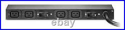 APC AP6032A power distribution unit (PDU) 4 AC outlet(s) 0U/1U Black