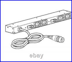 APC AP6032A power distribution unit (PDU) 4 AC outlet(s) 0U/1U Black