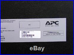 APC AP7516 1U Rack Mount Power Distribution Unit (PDU) 208-240V 3Ø 40A 6xIECC19