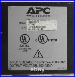 APC AP7582 120V Basic Rack Power Distribution Unit with Rack Mount Kit