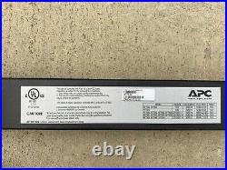 APC AP7592 BASIC RACK PDU 42 OUTLET POWER DISTRIBUTOR 120v / 208v 16A NEMA Plug